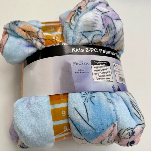 Disney Frozen Robe & 2 Pc Pajamas Girls' Size 6 Lilac & Blue Multi MSRP $60 NWT - Picture 2 of 8